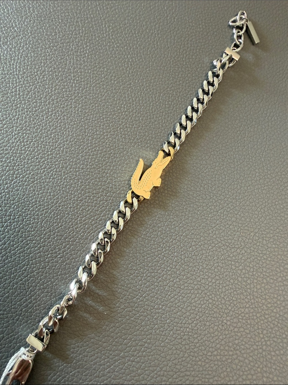 Lacoste silver and gold Arthor Bracelet